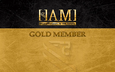HamiHolding member card - gold