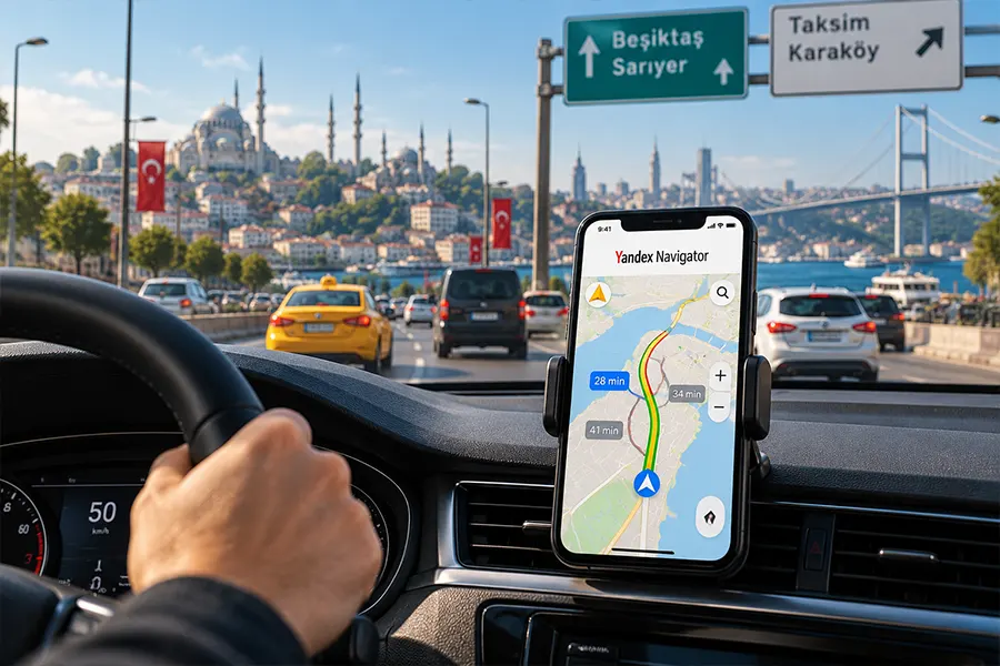 ۲. یاندکس نویگیتور؛ برنامه مسیریابی ترکیه برای رانندگی